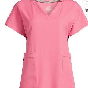 Cuddl Duds Pink Scrub Top